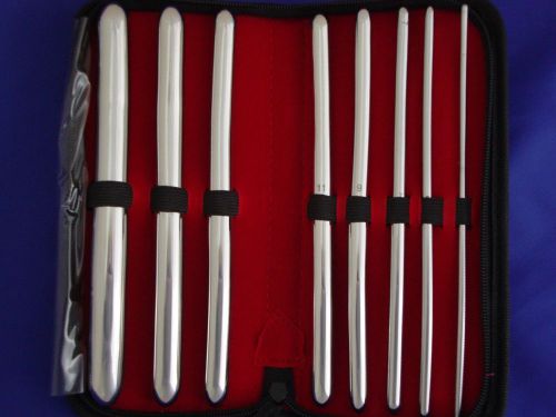 Uterine Dilators Hegar Kit Set of 8 (3/4 to 17/18) Fine Quality Instruments