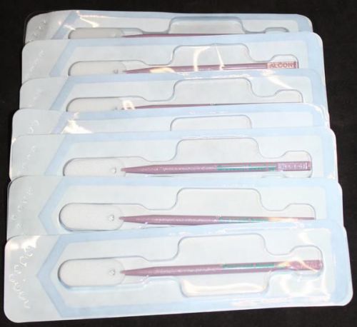 Lot of 8 Alcon Surgical Ophthalmic Crescent Knives Knife 807825M Free Shipping!