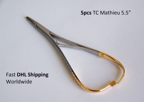 5pcs TC Mathieu Neelde Holder Plier Dental Instrument FAST DHL SHIPPING