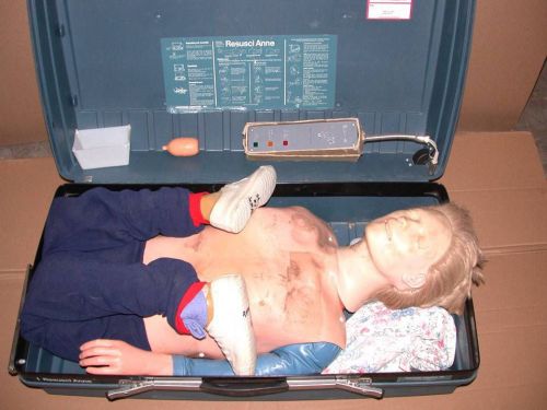 Armstrong Laerdal Resusci Anne CPR  Manikin adult full body w/case Free S&amp;H