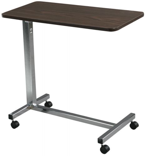 Drive medical non tilt top overbed table, chrome for sale