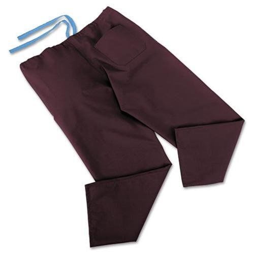 Medline Comfortease Scrub Pants - Large [l] - Unisex - 1 Each - Wine (900JWNLCM)