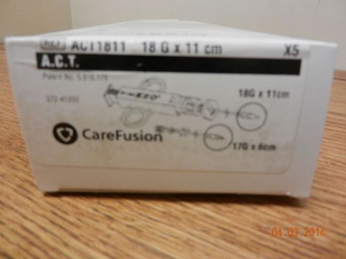 Carefusion Temno # ACT1811 Adjustable Biopsy System 18g x 11cm NEW 5pcs