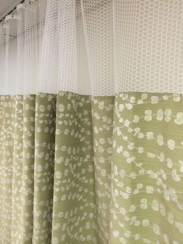 High Quality FR Hospital Cubicle Curtain 140&#034;Wide X 84&#034;Long Pattern: Woodland