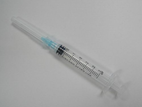 100x 3cc / 3ml luer lock syringe,irrigation,root canals,periodontal,23ga tip for sale