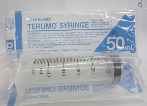 Terumo Syringe Sterile -Non-Toxic Non Pyrogenic 50ml 10 Pcs