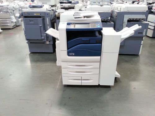 Xerox workcentre 7556 color copier multifunction system for sale
