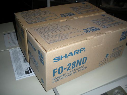 Sharp FO-28ND Imaging Cartridge, Toner Cartridge Lot of (2) 2800 2850