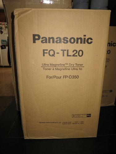 Panasonic Ultra Magnefine Dry Toner. FQ-TL20 for FP-D350. Case of 6 Bottles
