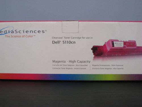 Media Sciences toner cartridge for use in: Dell 5110cn - Magenta, High Capacity