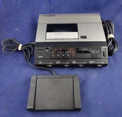 Sanyo - trc 9010 - transcribing machine &amp; fs-92 foot control **great buy** for sale