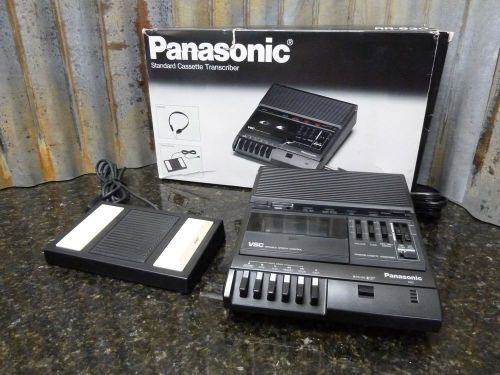 Panasonic RR-830 Desktop Cassette Transcriber Recorder Works Great Free Shipping