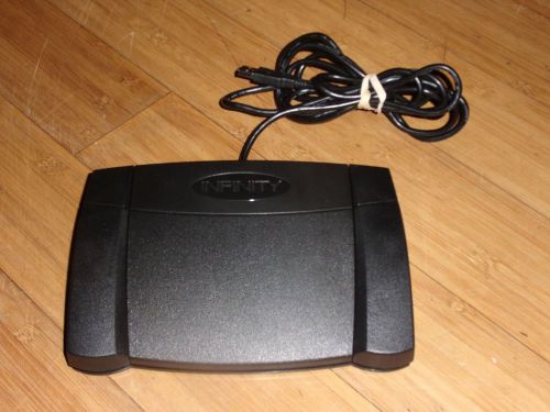 Infinity in-usb-2 foot control pedal for transcription dictation for sale