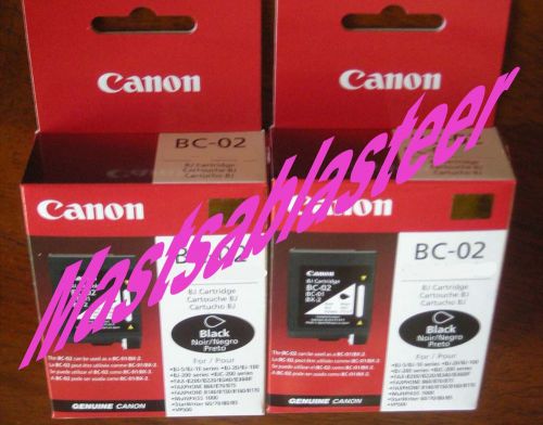 Genuine Retail Canon BC-02 INK &amp; FAX Cartridge in Box
