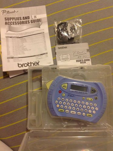 BROTHER P TOUCH PT70BBVP ELECTRONIC LABELING SYSTEM VALUE PACK
