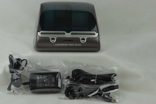 Dymo LabelWriter Twin Turbo with Power Supply, USB Cable / 2 partial label rolls