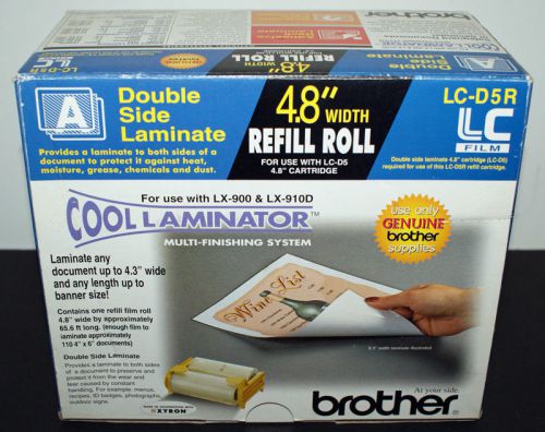 Brother Cool Laminator REFILL 4.8&#034; LC-D5R Double sided roll for LX-900 LX-910D