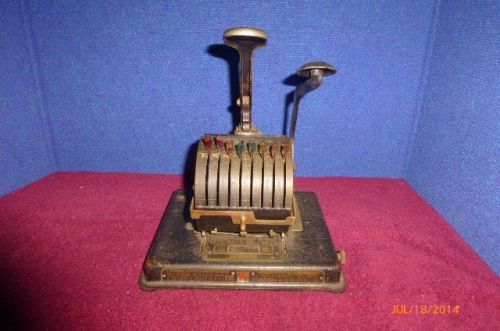 LIGHTING CHECK WRITER- VINTAGE- OLD- PRE OWNED- GREAT CONVERSATION PIECE