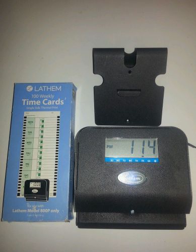 Lathem Time Thermal Print Technology with Tru-Align - 800P Time Clock
