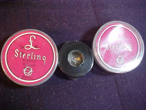 NIP-2 Sterling Rem. 17 Black Typewriter Ribbon-#3 1/2 12 YDS.-Free Shipping-NR
