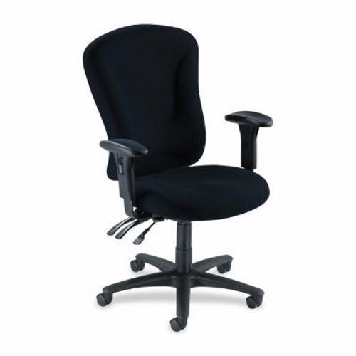 Lorell Managerial Task Chair, 26-3/4&#034;x26&#034;x48-1/4&#034;-51&#034;, Black (LLR66153)