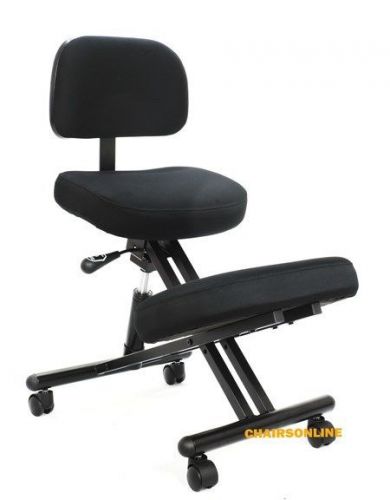 New Black Multi-function Kneeling Chair with Back