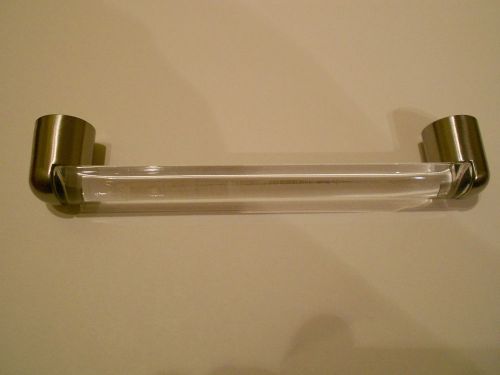 clear plastic door drawer handles  x 10 - Job Lot