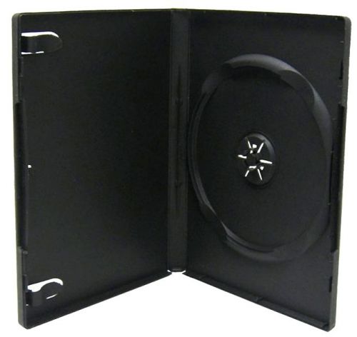 Standard 14mm Black Box DVD Case CD Holder - SHIPS FREE