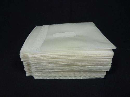 40 Used CD Sleeves fit CD DVD &amp; Blu-Ray Cloth and Plastic 2 Types