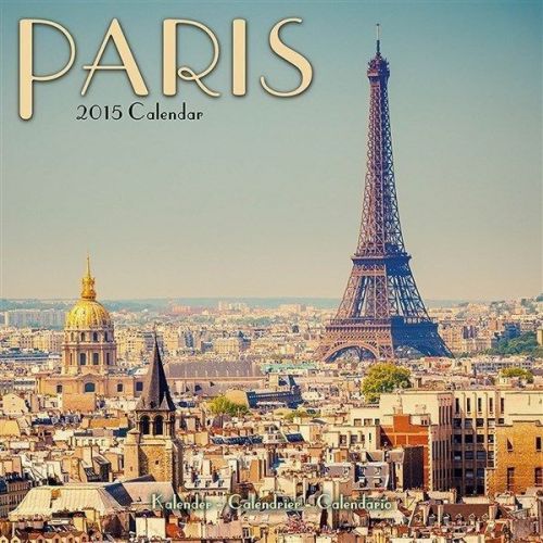 NEW 2015 Paris Wall Calendar by Avonside- Free Priority Shipping!
