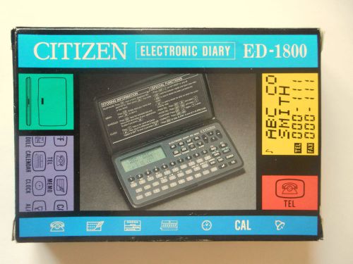DIGITAL CITIZEN ELECTRONIC ORGANIZER DIARY ED-1800 COMMERCIAL BANK OF GREECE NEW