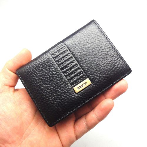 New business credit card case holder korea (desk) 7 leather mini wallet purse for sale
