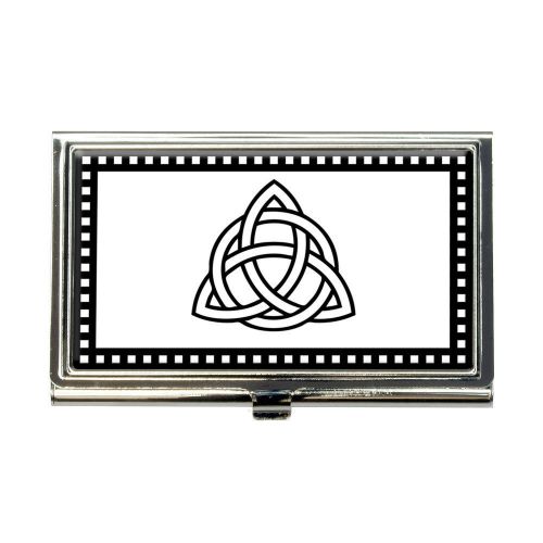 Triquetra Knot Business Credit Card Holder Case