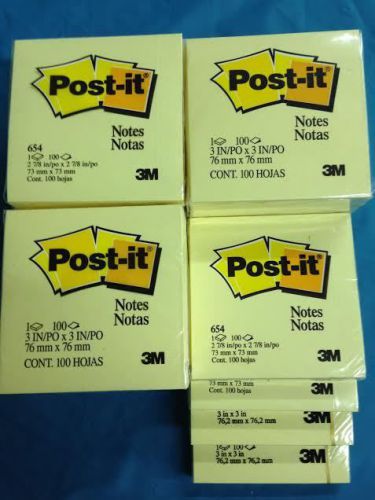 22 Packs Post-It Notes Original 3X3 Yellow (100/Pad 2200 Total) (021200155772)