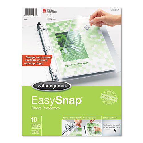Easysnap sheet protector, 10/pack for sale