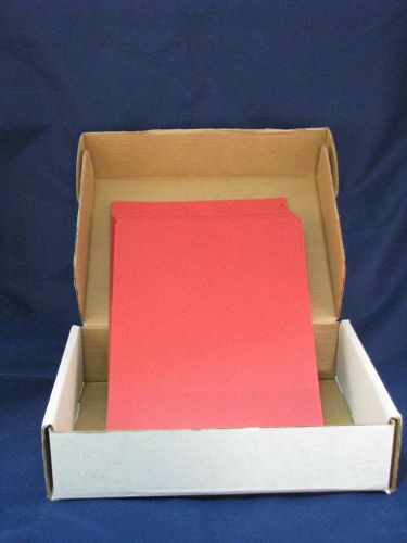 Gbc velobind presentation covers red grain 2000021 box of 84 new 8.75&#034; x 11.25&#034; for sale