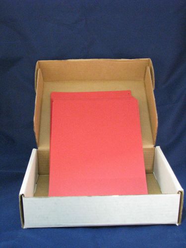 GBC VeloBind Presentation Covers Red Grain 2000021 Box of 84 NEW 8.75&#034; x 11.25&#034;