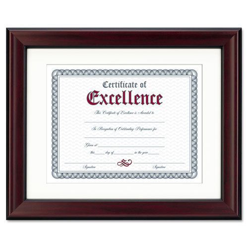 Rosewood document frame, wall-mount, wood, 11 x 14 for sale
