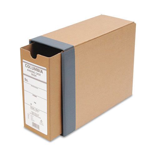 Recycled Fiberboard Binding Case, 11 x 8-1/2, 3-1/8&#034; Capacity, Kraft