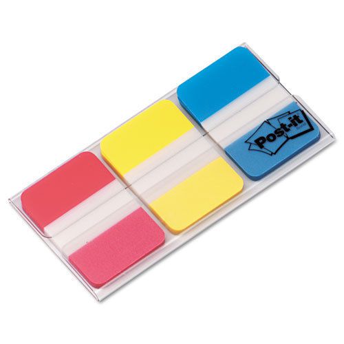 Durable file tabs, 1 x 1 1/2, assorted standard colors, 66/pack for sale