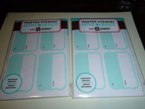 Martha Stewart Lt Blue Gift Lables ( 2 Packages) 72 Lables