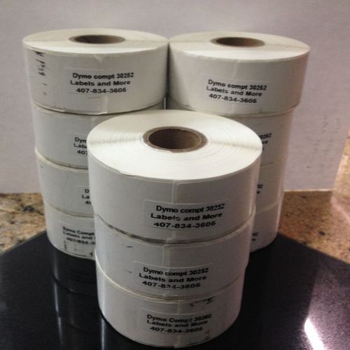 11 Rolls of 355 Address Labels DYMO LabelWriters 30252 (White)