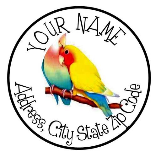 30 Square Stickers Envelope Seals Favor Tags Bird Cardinal Buy 3 get 1 free (b2)