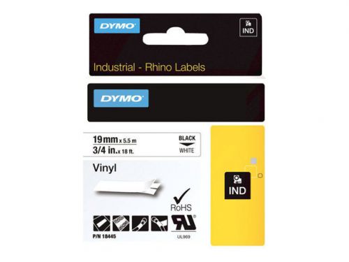 Dymo - labels - white - roll (0.75 in) 1 roll(s) - for dymo ilp219; rhino  18445 for sale