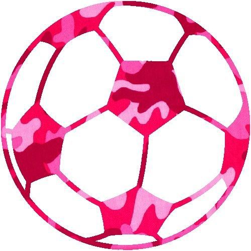 30 Custom Pink Soccer Ball Personalized Address Labels