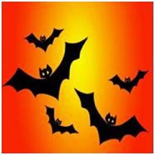 30 Custom Halloween Bats Personalized Address Labels