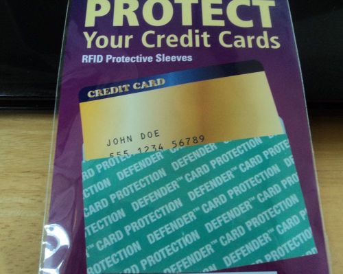 Quality Park RFID Safe Credit Card Sleeve
