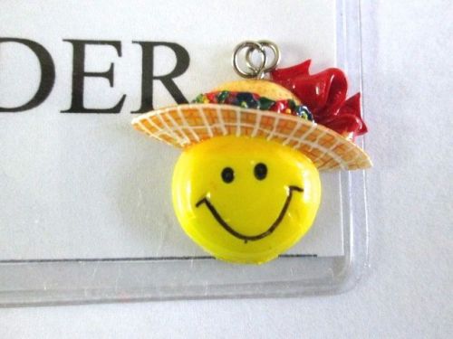 ID VINYL BADGE HOLDER HAPPY FACE, MEDICAL,NURSE,OFFICE,TEACHER,HOSPITAL,