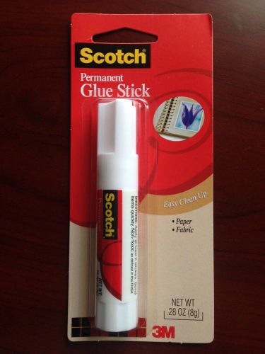 3M SCOTCH Brand Permanent Genuine Glue Stick 8g (.28oz) School/Office Glue