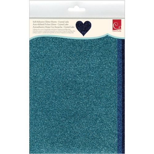 Cosmo Cricket Self-Adhesive Glitter Sheets 6-in x 9-in 3/Pkg COS-GS-68236